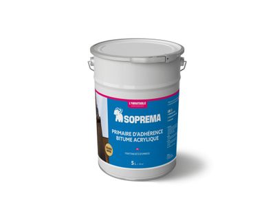 Primaire d'adhérence bitumé acrylique multi-supports bidon de 5 litres - SOPREMA