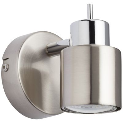 Spot mural GU10 10W aluminium - Andres BRILLIANT