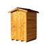 Abri de jardin en bois traité avec plancher 1,35 m², Livraison à domicile incluse - HABRITA