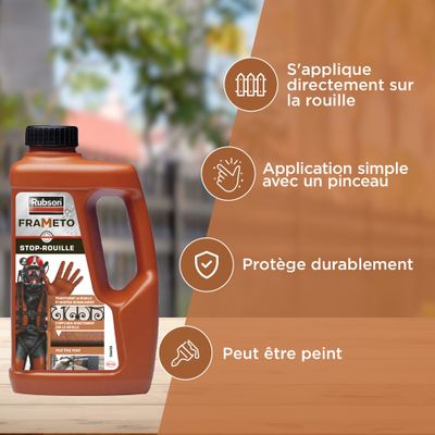Traitement anti-rouille FRAMETO 500 ml RUBSON
