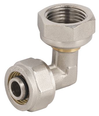 Coude multicouche à compression femelle 1/2 Ø 16 mm - QUICK PLOMBERIE