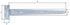 Penture anglaise 500 mm zinguée ALBERTS
