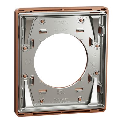 Plaque de finition 1 poste Odace 2025 Architecte effet cuivre - SCHNEIDER ELECTRIC
