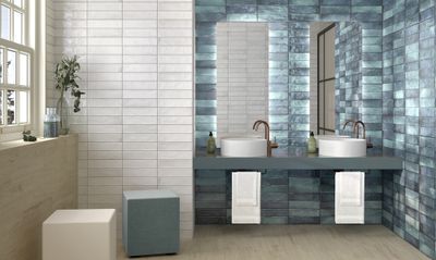 Faïence murale intérieur effet zellige bleu LIFE ép 8,3 mm 30 x 60 cm paquet de 1,44 m² SUPER CERAMICA