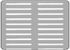 Tôle aluminium anodisé perforé fentes 250 x 500 mm épaisseur 1 mm CQFD