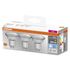Lot de 3 ampoules LED spot GU10 4,3W = 350 lumens blanc neutre - Halopar 16 OSRAM