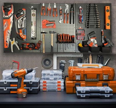 Kit de 3 panneaux muraux en acier FISCHER DAREX