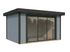 Studio de jardin en bois peint gris Lydia - ép.28mm - 15 m² hors-tout - WHITE WOOD