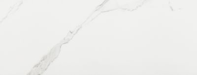 Faïence rectifiée effet marbre blanc brillant CALACATTA ép 6.10 mm 25 x 65 cm paquet 1,40 m²