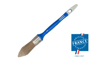 Pinceau à rechampir bi-matière Spécial Lasure et traitement du bois diamètre 25mm SAVY