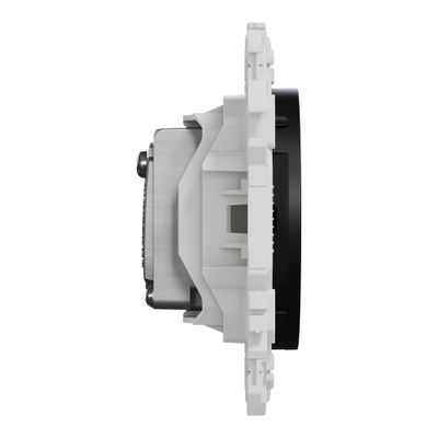 Prise antenne TV murale Odace 2025 noir - SCHNEIDER ELECTRIC