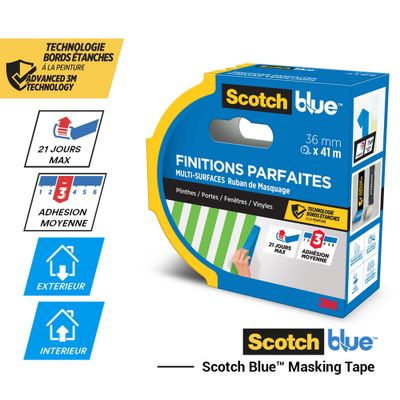 Ruban de masquage finition parfaites 36mm x 41 m SCOTCH