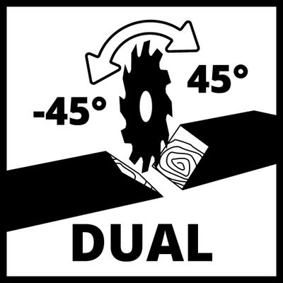 Scie à onglet radiale TE-SM 8 L Dual 1800 W - EINHELL