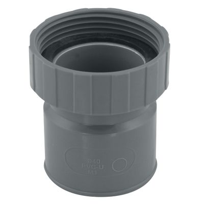 Raccord douille à écrou prisonnier PVC évacuation Ø40 - FITT