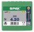 Vis tête fraisée PZ 4 x 20 mm par 200 SPAX
