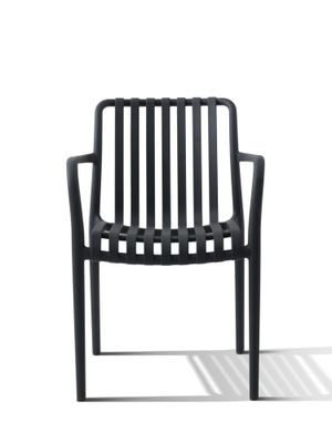 Fauteuil de jardin BARI polypropylène gris souris - BOCARNEA