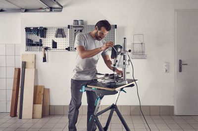 Établi de serrage et support de machine MASTER 750 ERGO - WOLFCRAFT