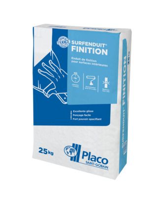Surfenduit de finition sac de 25 kg PLACOPLATRE