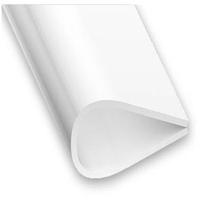 Serre-feuillet PVC blanc 15 mm 1 m CQFD