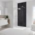 Panneau mural de douche 100x255 cm marbre anthracite or DécoDesign Softtouch - SCHULTE