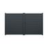 Portail battant aluminium MUGUET l.3,00 x H.1,78 m gris livraison directe à domicile GARDEN GATE 