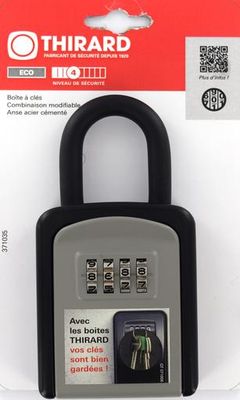 Boîte à clés avec anse à code THIRARD