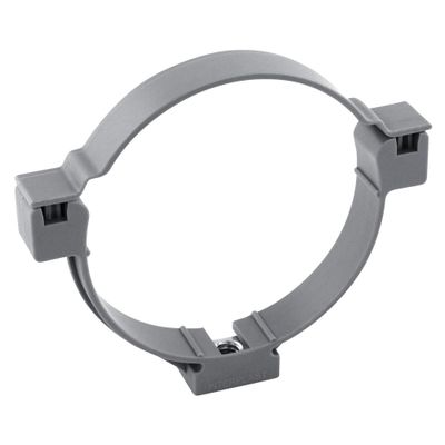 Collier de fixation sans vis PVC évacuation Ø80 - FITT