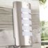 Applique extérieur E27 détecteur de mouvements Harbour nickel brossé IP44 20W - COREP