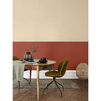 Peinture crème de couleur Tomette velours 1L - DULUX VALENTINE