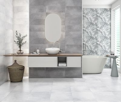 Décor mural intérieur effet tropical vert GARDEN ép 8,3 mm 20 x 60 cm paquet de 1,44 m² SUPER CERAMICA