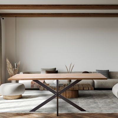 Pied de table central noir grand modèle MOTTEZ