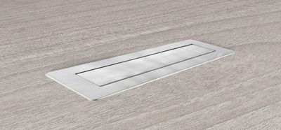 Bloc prise pivotant 3 prises avec prises USB A et USB C 2m acier/ anthracite ARLUX