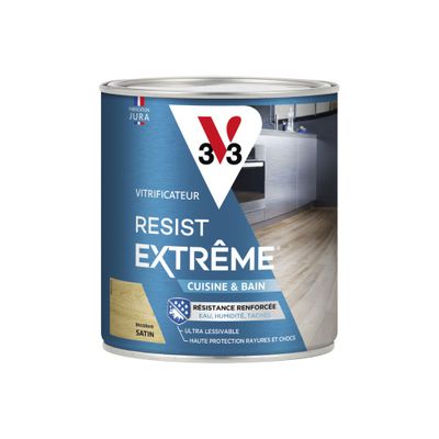 Vitrificateur Cuisine & bains incolore satin 750 ml - V33