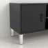 Pied carré réglable hauteur 150 mm aluminium REI