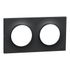 Plaque de finition 2 postes anthracite - Odace 2011 Styl SCHNEIDER ELECTRIC
