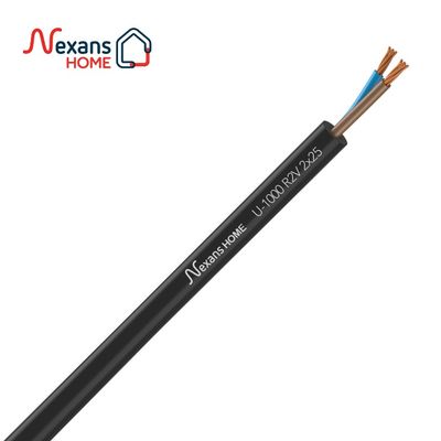 Câble électrique U1000 R2V 2 x 25 mm² rigide intérieur/extérieur au mètre - NEXANS