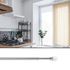 Tringle de vitrage extensible en métal de 0.6 à 1 m diam 7 Finition Nickel mat - MOBOIS