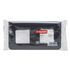 Plaque avec support 2 x 2 modules horizontale finition noire mat Mosaic LEGRAND