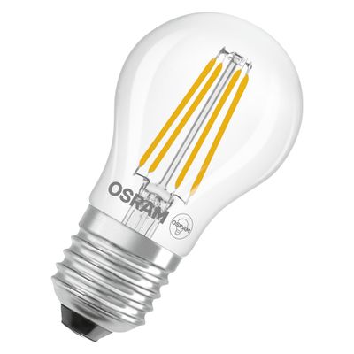 Ampoule LED Sphérique E27 Filament clair 5,5W=806 lumens Blanc chaud OSRAM
