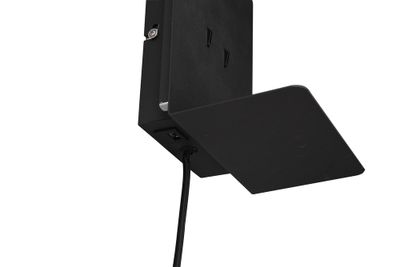 Applique murale + tablette ELEMENT noir LED SMD 3 W + 1,5 W blanc chaud - TRIO