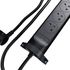 Multiprise rotative 5 prises + 2 USB-C avec interrupteur Noir cordon 1,5m - LEGRAND