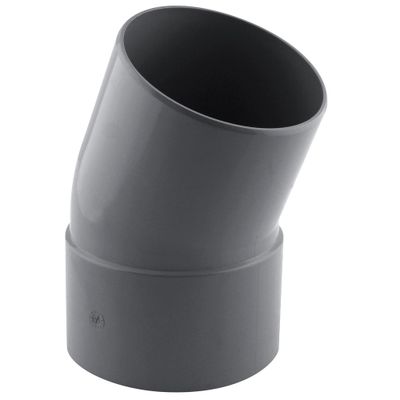 Coude PVC évacuation 20° mâle/femelle Ø100 - FITT
