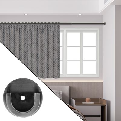 Naissance entre mur en métal diam 20 mm Finition Gun foncé par 2 - MOBOIS