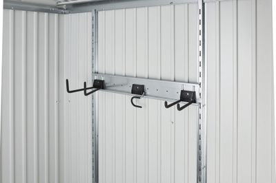 Rails et crochets pour abri de jardin et armoire Biohort Livraison à domicile incluse