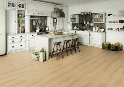 Lame PVC clipsable décor bois clair Scandinav Honey 4,2x212x1239mm 23/31 GERFLOR