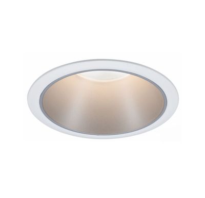 Spot LED encastrable salle de bain IP65 module remplaçable anti-éblouissement Blanc/argent - Cole PAULMANN