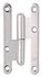 Paumelle Paris droite 80 x 40 mm ALBERTS