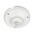 Rosace de luminaire céramique diamètre 105 mm blanc 1 sortie TIBELEC