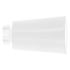 Embout déco pommeau en métal diam 28 mm Finition Blanc brillant par 2 - MOBOIS