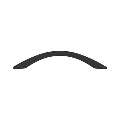 Poignée de meuble arc aluminium noir mat entraxe 128 mm par 4 REI